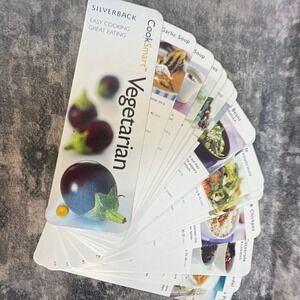 CookSmart Vegetarian Silverback Easy Cooking Great Eating Recipe Cards Deck Lot